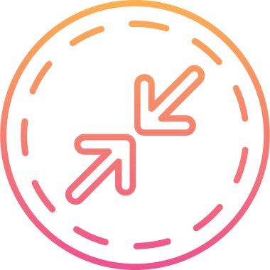 ok modern simgesinin vektör illüstrasyonu