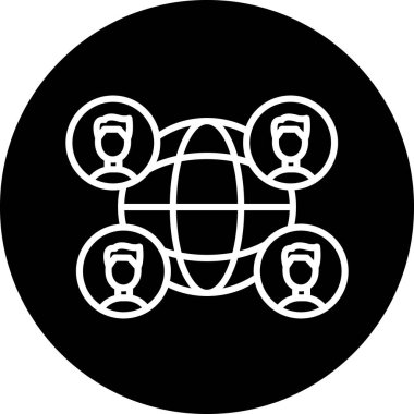 Vektör Genel Ağ simgesi