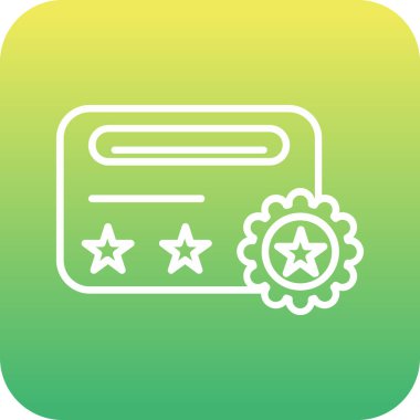 Kredi kartı ikonu vektör illüstrasyonu