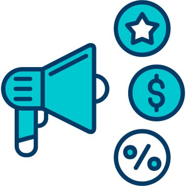 Hoparlör simgesi, vektör illüstrasyonu