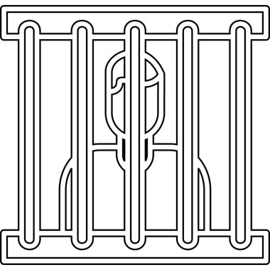 hapishane pencere simgesi, özet biçimi