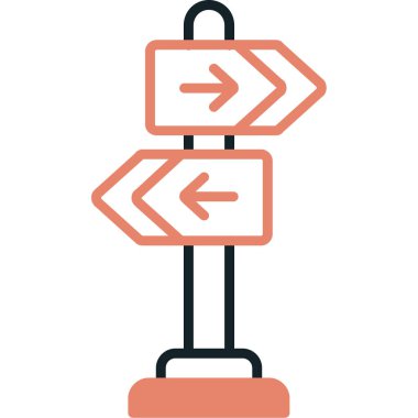 Yön tabelası. Basit tasarım