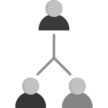 ağ vektör simgesi. biçim iki renkli düz sembol, gri ve siyah renkler, yuvarlak açılar, beyaz arkaplan.