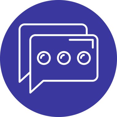 Konuş. Web simgesi basit illüstrasyon