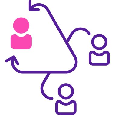 Seo simgesinin vektör illüstrasyonu