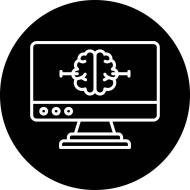 bilgisayar simgesi vektör illüstrasyonu