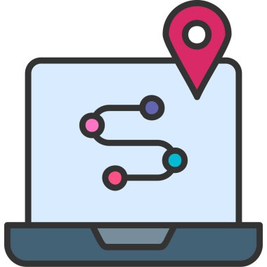 gps konum pin simgesi