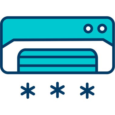 Tek bir izole simgenin vektör illüstrasyonu