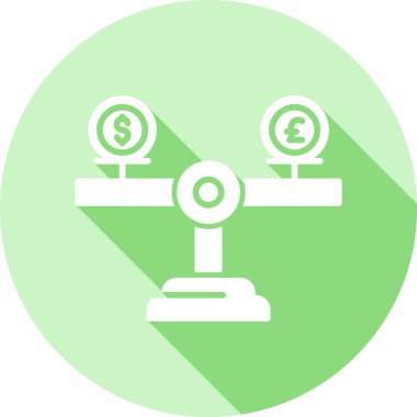 Para vektörü simgesi modern basit vektör illüstrasyonu