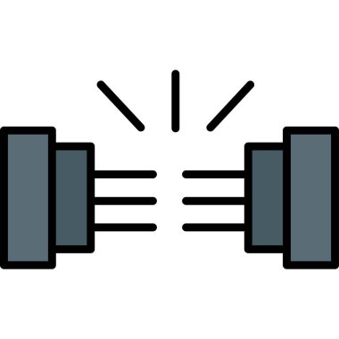 halter simgesi vektör illüstrasyonu