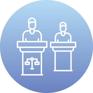 İnsan simgesinin vektör illüstrasyonu