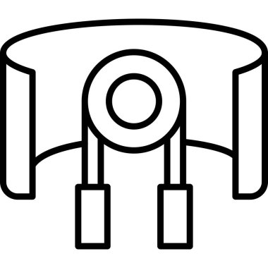 kamera simgesi vektör illüstrasyonu