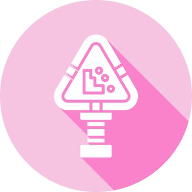 Tek bir simgenin vektör illüstrasyonu