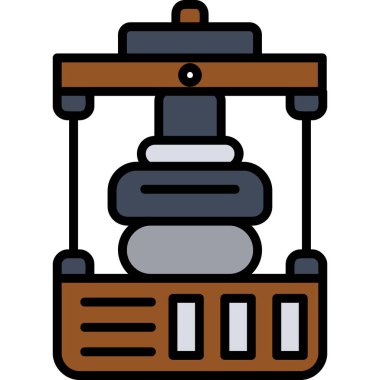 Su dokunun simgesi. Su dokunun vektör simgesi web için anahat çizimi