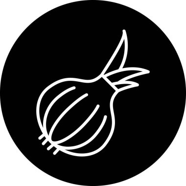 Bir armutun siyah simgesinin vektör çizimi