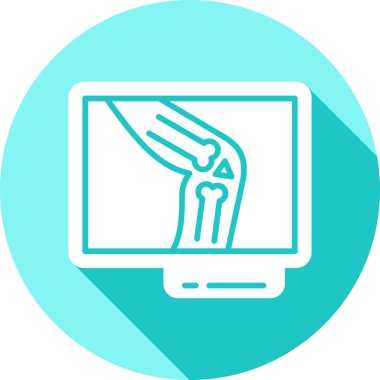 Elle dokunmatik ekranın vektör simgesi