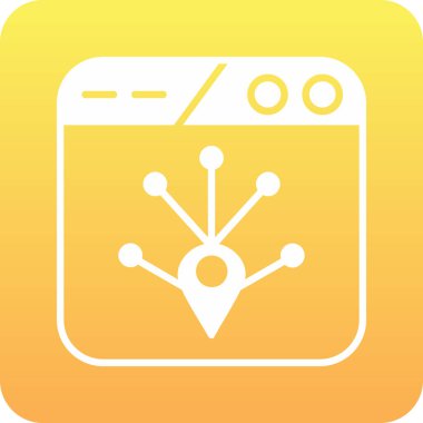 Seo simgesinin vektör illüstrasyonu