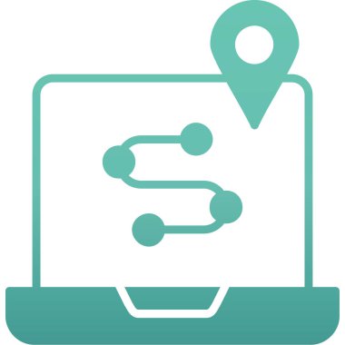 konum pin simgesi vektör illüstrasyonu