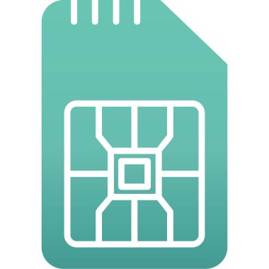 Sim Card. Web simgesi