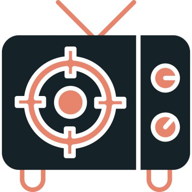 Kamera. Web simgesi basit illüstrasyon