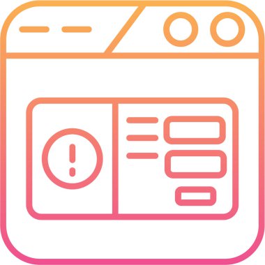 Seo simgesinin vektör illüstrasyonu