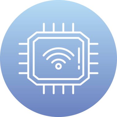 Wi-Fi simgesinin vektör illüstrasyonu