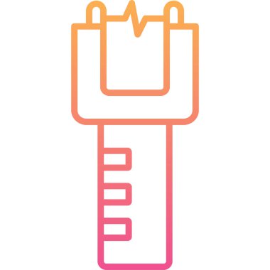 fırça simgesi modern vektör illüstrasyonu