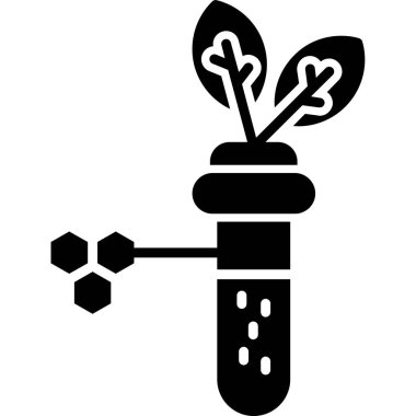 çiçek simgesi vektör illüstrasyonu