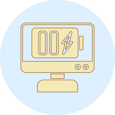 Modern simgenin vektör illüstrasyonu