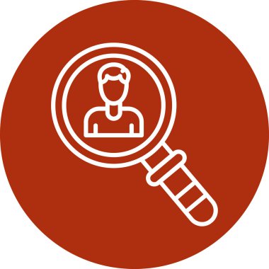 İnsan simgesinin vektör illüstrasyonu