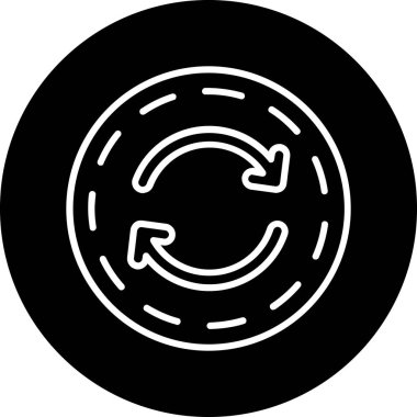 Vektör evrensel simgesi Trendy bakmak.