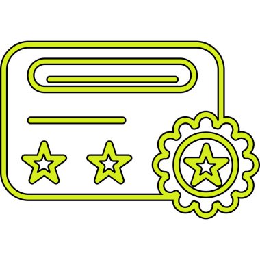 derecelendirme yıldız vektörü illüstrasyonu