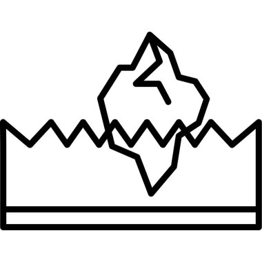 Bir ağaç simgesinin vektör illüstrasyonu