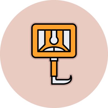 Çekiç ikonu vektör illüstrasyonu