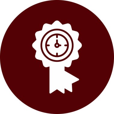 Saat simgesinin vektör illüstrasyonu