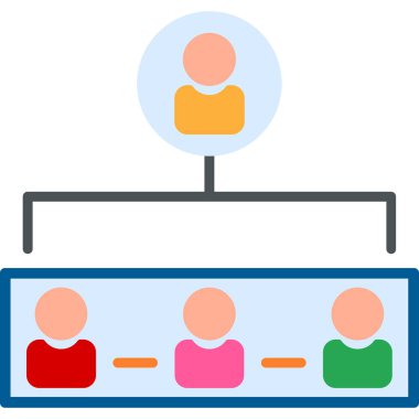 İnsan simgesinin vektör illüstrasyonu