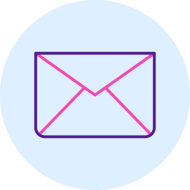 Posta modern simgesinin vektör illüstrasyonu