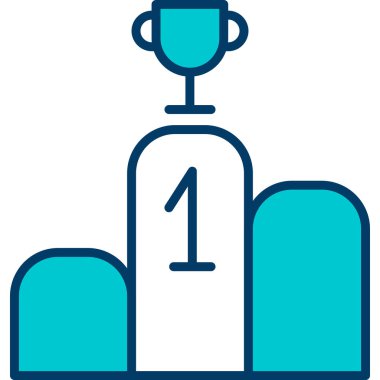 kupa simgesi vektör illüstrasyonu