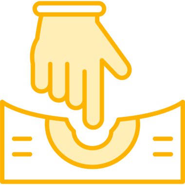 el simgesi vektör illüstrasyonu