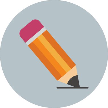 Kalem. Web simgesi basit tasarım