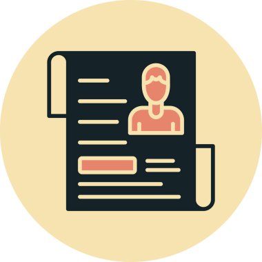 Modern insanın vektör çizimi