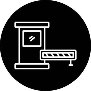 Modern bir simgenin vektör illüstrasyonu