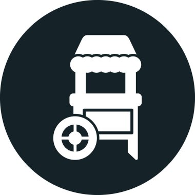 yiyecek ikonu vektör illüstrasyonu