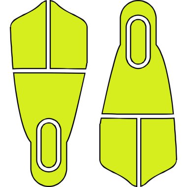 Çizgi film ceketinin vektör çizimi