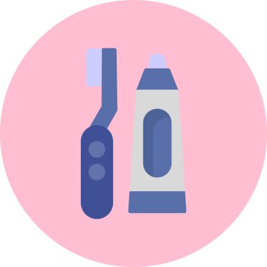 Saç kurutma makinesi. Web simgesi basit illüstrasyon