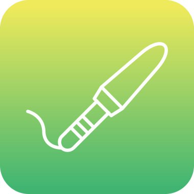 Tek bir simgenin vektör illüstrasyonu