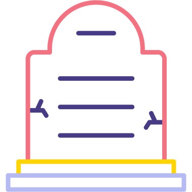 Bir kitap simgesinin vektör illüstrasyonu