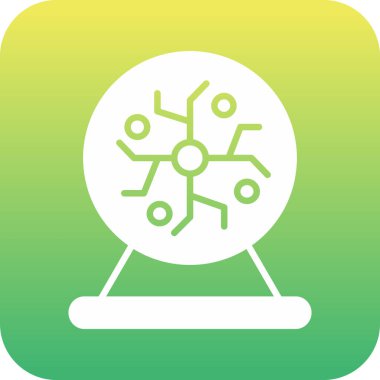 Bir simgenin vektör illüstrasyonu