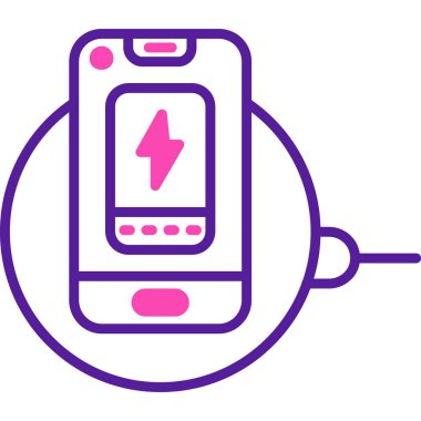 Telefon simgesi vektör illüstrasyonu