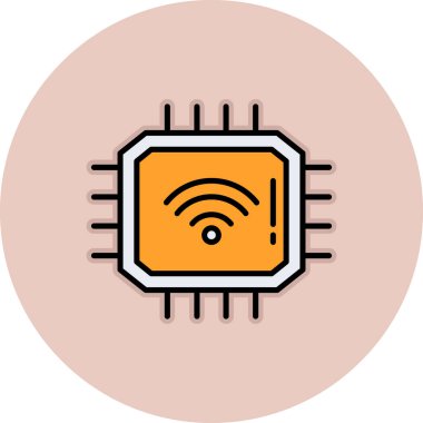 wifi düz simge vektörü